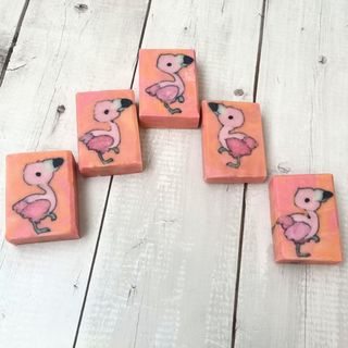Flamingo soap