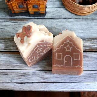 Gingerbread house soap