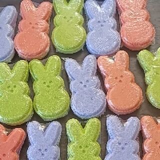 Easter Peeps bath bomb